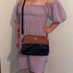 Polka dot lavender dress